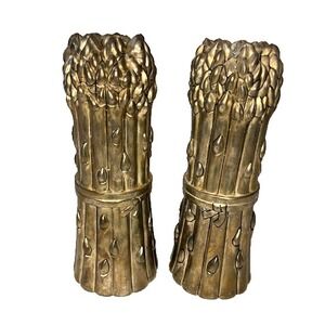 Godinger Silver Art Co GSA Asparagus Salt and Pepper Shakers Art Deco